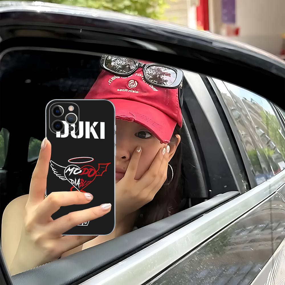 Модный рэпер DUKI Для IPhone 17 Air 16 Pro Max 15 14 13 12 11 Plus Чехол для телефона