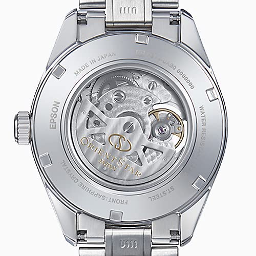 ORIENT STAR автоматические часы современные скелетонированные механические сделано в Японии 2 года гарантии отечественного производителя Open Heart Grey [Orient Star] RK-AV0005N