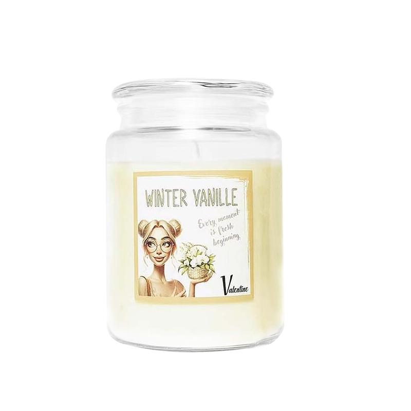 Lavender Crystal Scented Candle