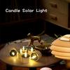 Solar Garden Light Led Candles Flameless Outdoor Waterproof Solar Tea Lights for Party Garden Home Christmas Terrace Decor