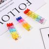 Duckbill Gummy Headwear Hair Accessories Candy Color Colorful Hair Clip Jelly Bear Hairpin Barrette