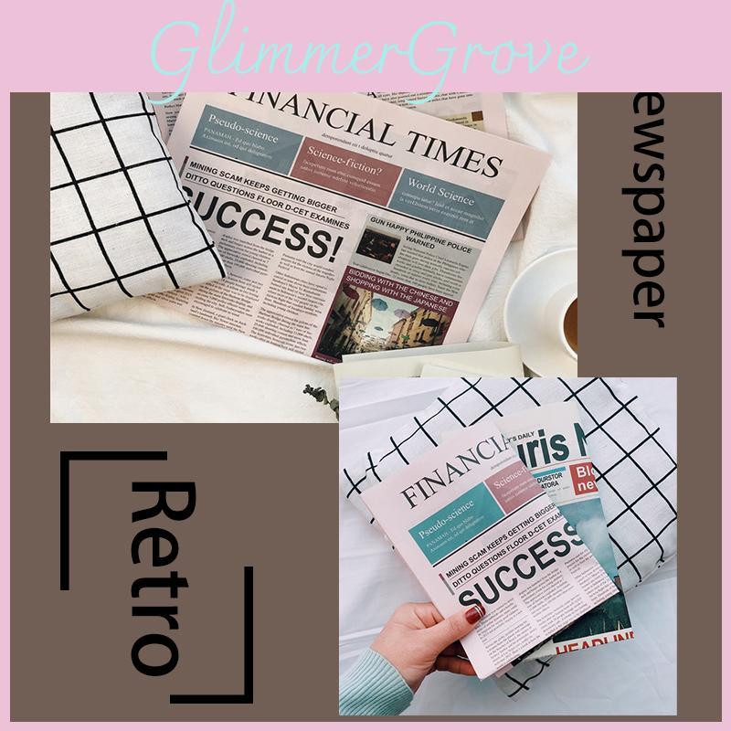 2 шт. Фон для фотосъемки в винтажном стиле с английской газетой, реквизит для съемки