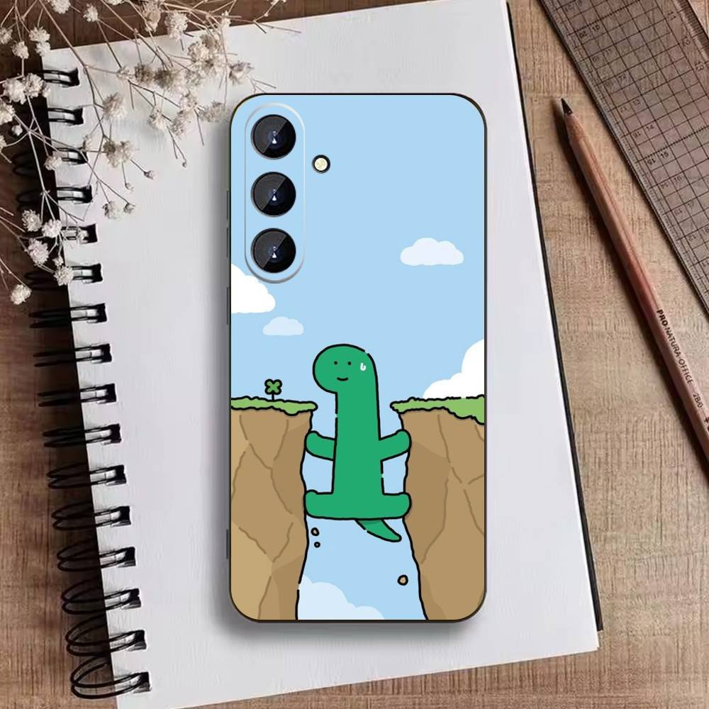 Cute cartoon J-Jurassic Phone Case For Samsung Galaxy A73,A72,A71,A70,A52,A51 Others Soft Black Cover