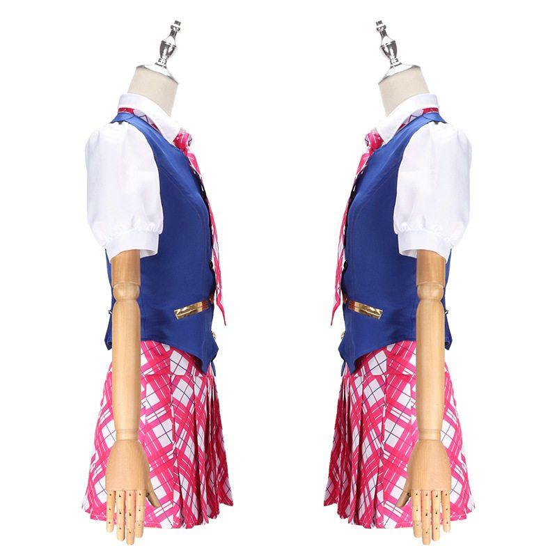Delanci Cosplay Costume Barbie's Glamorous Princess Academy Same Style Clothes School Uniform Cosplay Role-Playing Women's Clothing