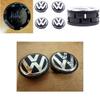 Volkswagen Hub Cover 2.6in High Gloss Finish Strong Abs Plastic Perfect Replacement For Lost Badges