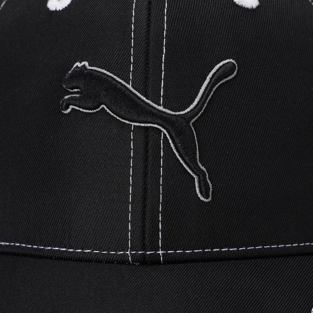 Puma Кепка с логотипом и цветным ободком для гольфа мужская Puma Черная Один размер Регулируемая 026711 Оригинальная японская версия
