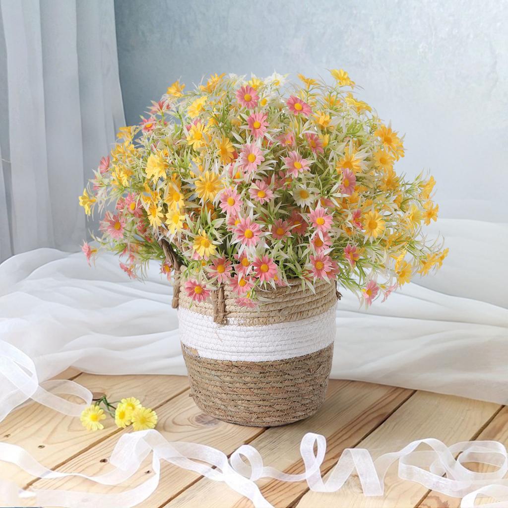 1Pcs Daisy Artificial Flowers Bouquet Fake Flowers for Home Decor Garden Wedding Decoration Outdoor Flower Arrangement Accessory
