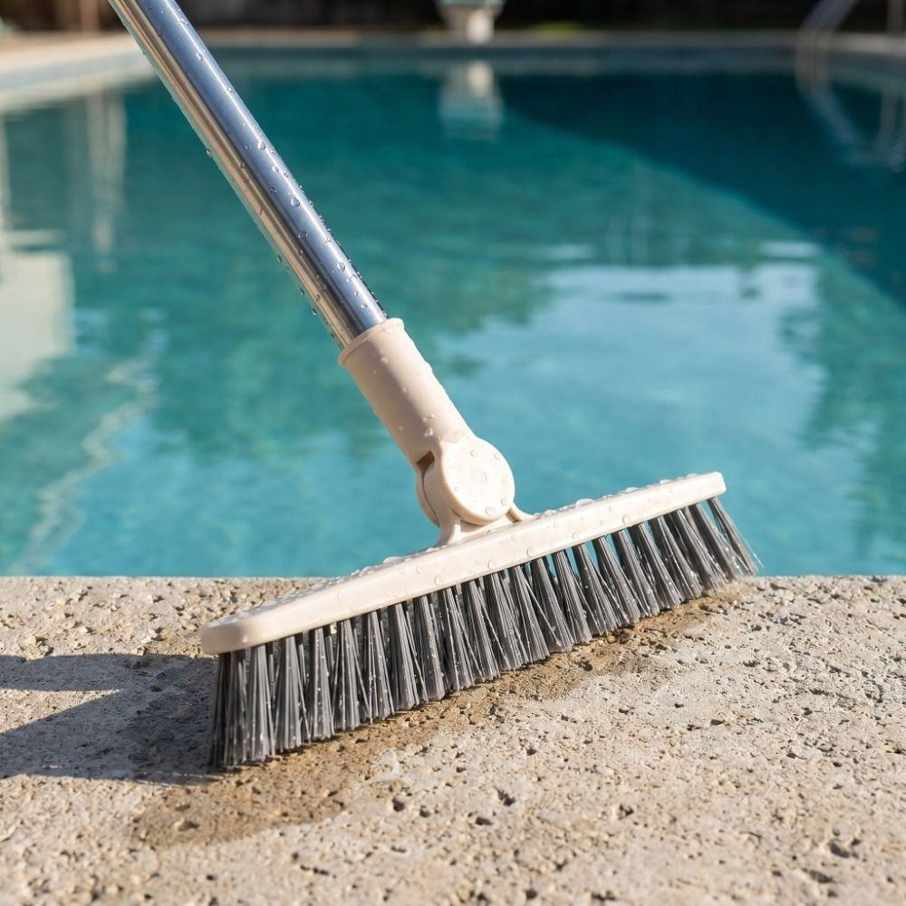 3 In 1 Home Floor Brush Long Handle Groove Tile Cleaning Brush Simple Corner Crevice Mop Floor
