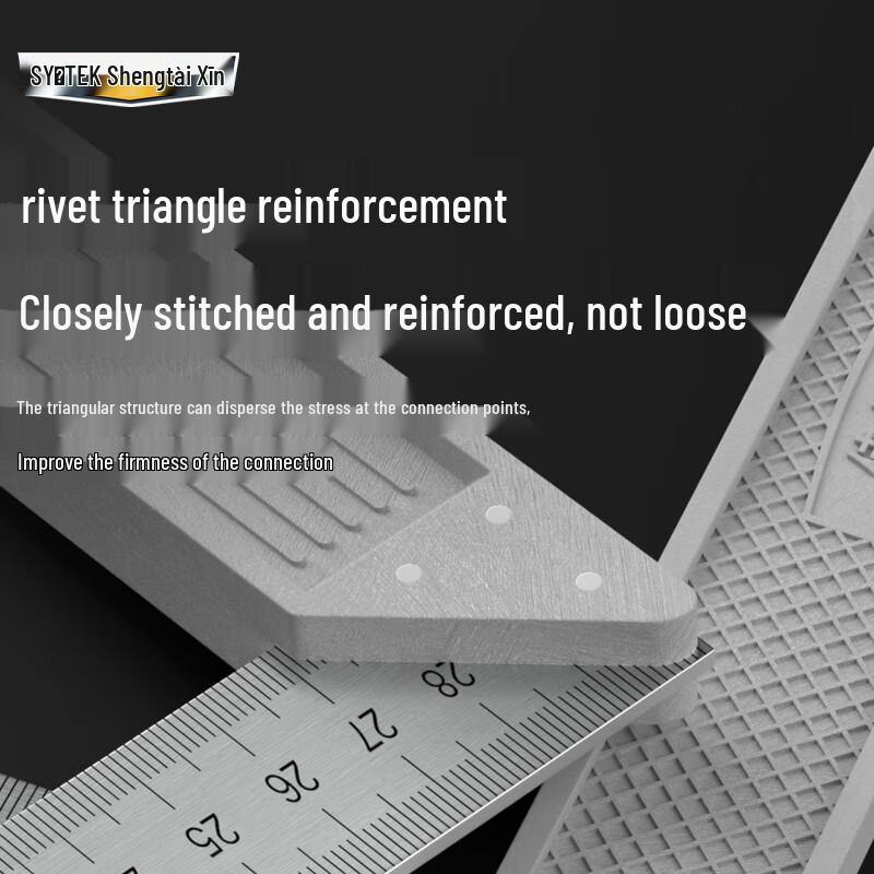 Shengtaixin 90-Degree High Precision Aluminum Alloy L-Square Ruler
