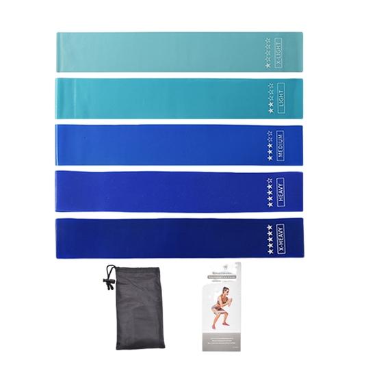 5 шт., эспандер для йоги, 5/10/20/30/40 фунтов, петля для упражнений, силовая тренировка, натяжная лента для кроссфита для растяжки, эластичная лента, оборудование для фитнеса