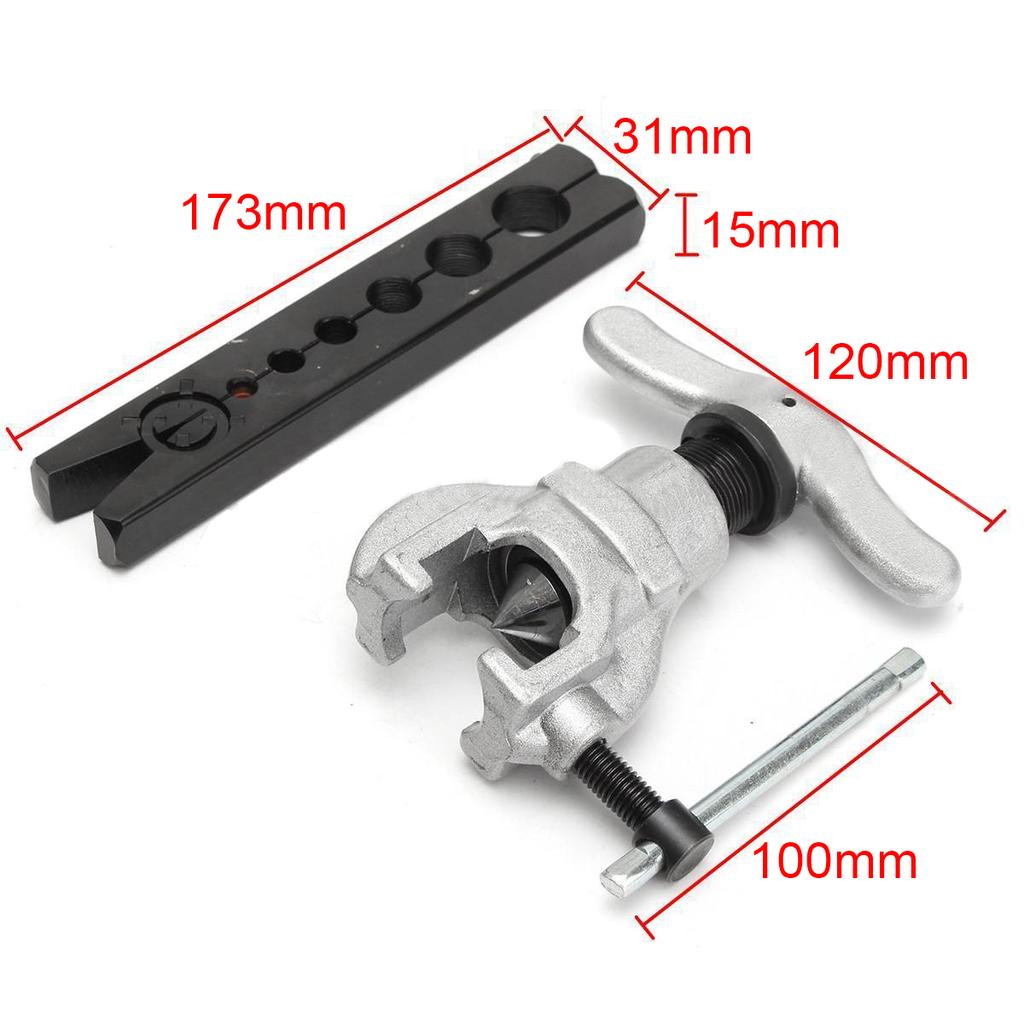 2 шт. эксцентриковый конусный развальцовочный инструмент для охлаждения, емкость медной трубки от 1/4 до 3/4 дюйма