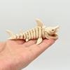 3D-печатная шарнирная модель скелета акулы, полностью подвижные суставы, арт-объект «Морская жизнь» для украшения офисного стола