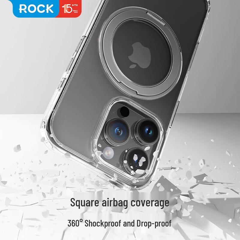 ROCK Crystal Shield Magnetic Stand Case