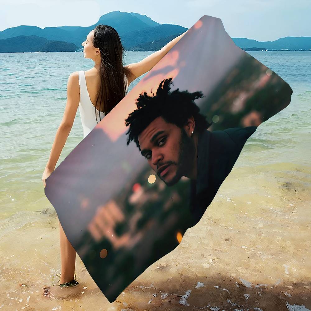 Рэпер The Weeknd XO Большие пляжные полотенца из микрофибры Быстросохнущее полотенце Песочные пляжные полотенца Полотенце для бассейна для путешествий Пляжный бассейн Йога