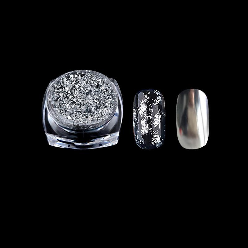 1 шт. Золотая фольга, блестки, хлопья для ногтей, блестящая алюминиевая фольга, украшения для ногтей, все для маникюрных принадлежностей