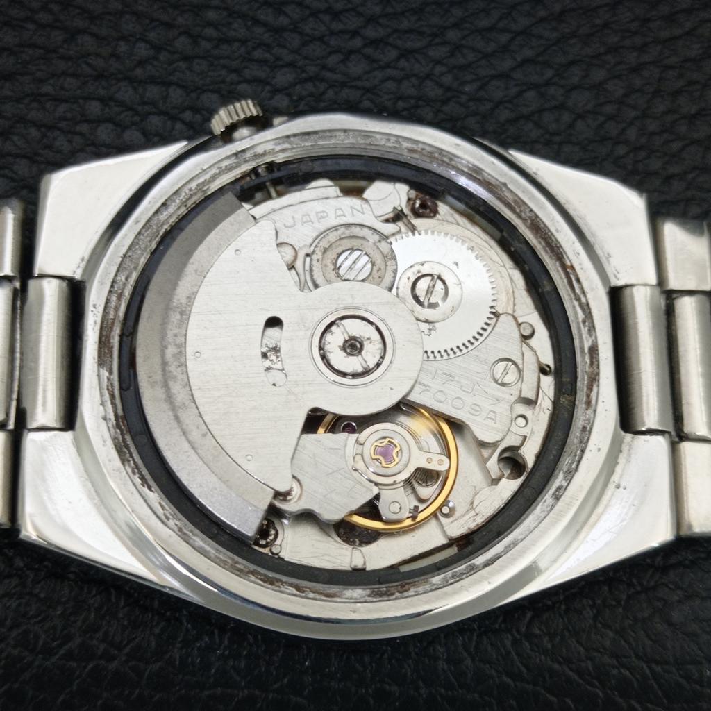 ОРИГИНАЛЬНЫЕ ВИНТАЖНЫЕ МУЖСКИЕ АВТОМАТИЧЕСКИЕ ЧАСЫ SEIKO 5 7009A ЯПОНИЯ ОРИГИНАЛЬНЫЙ ЦИФЕРБЛАТ a709185-1