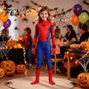 Spiderman Theme Suit Spider Hero Full Bodysuit with Mask, Coverage Zentai Costume for Outfit Kids Adults, Stretchy Cosplay Fancy Dress Halloween
