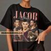 Ретро футболка Jacob Black Винтажная подделка Сумерки Свитшот Команда Эдварда с длинным или коротким рукавом