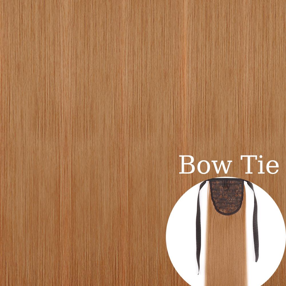 MERISIHAIR 22 34 дюйма синтетические прямые волосы для наращивания хвоста натуральный галстук-бабочка шиньон конский хвост наращивание волос для женщин