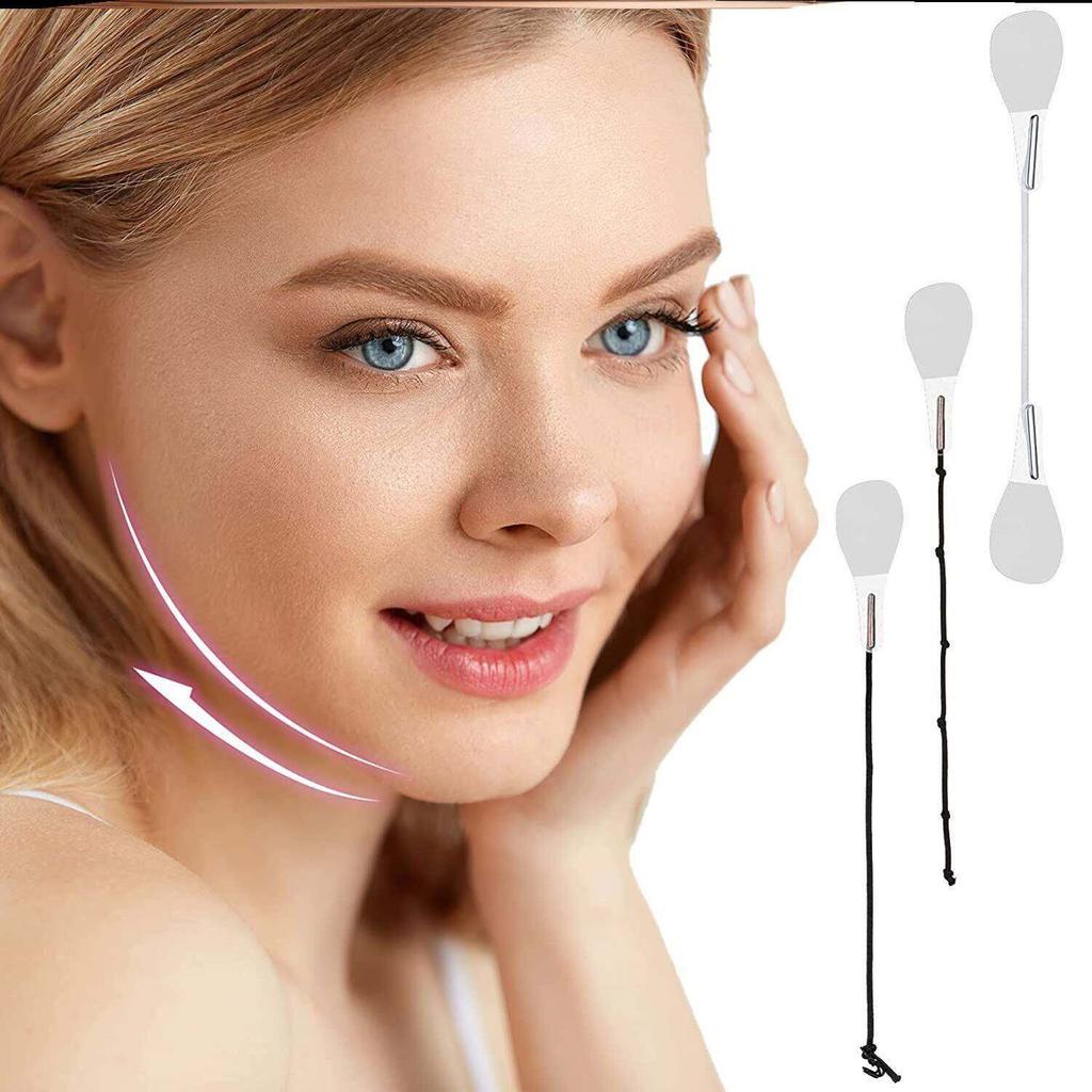 40 шт./компл., невидимые тонкие наклейки для лица, ленты для подтяжки лица, против морщин, V-образная подтяжка лица