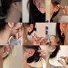 Korean Style Simple Zircon Ear Cuffs for Women - No Piercing, Cold Autumn/Winter Fashion