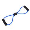 Resistance Stretch Rubber Band Training Rope Tube Workout Fitness Exercise for Yoga Gym (Blue)