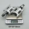 2 size ultralight 158g bicycle pedal for Brompton bike black/silver color aluminum + titanium axis 1pair