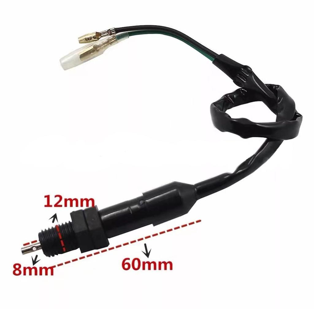 Rear Brake Switch Universal M12X1.5mm Rear Brake Stop Light Switch Rear Stop Lamp Switch Motorcycle Rear Brake Light Switch Rear Brake Light Swit