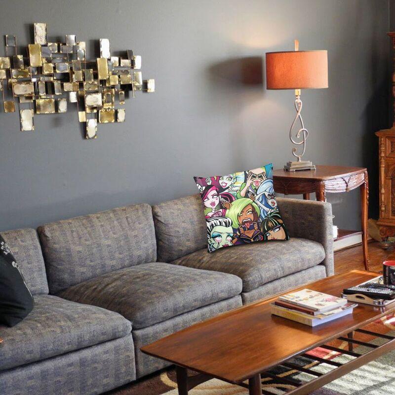 Дракулаура девушка Monster High Роскошные пледы наволочки домашний декор мультфильм анимация ТВ автомобиль наволочка