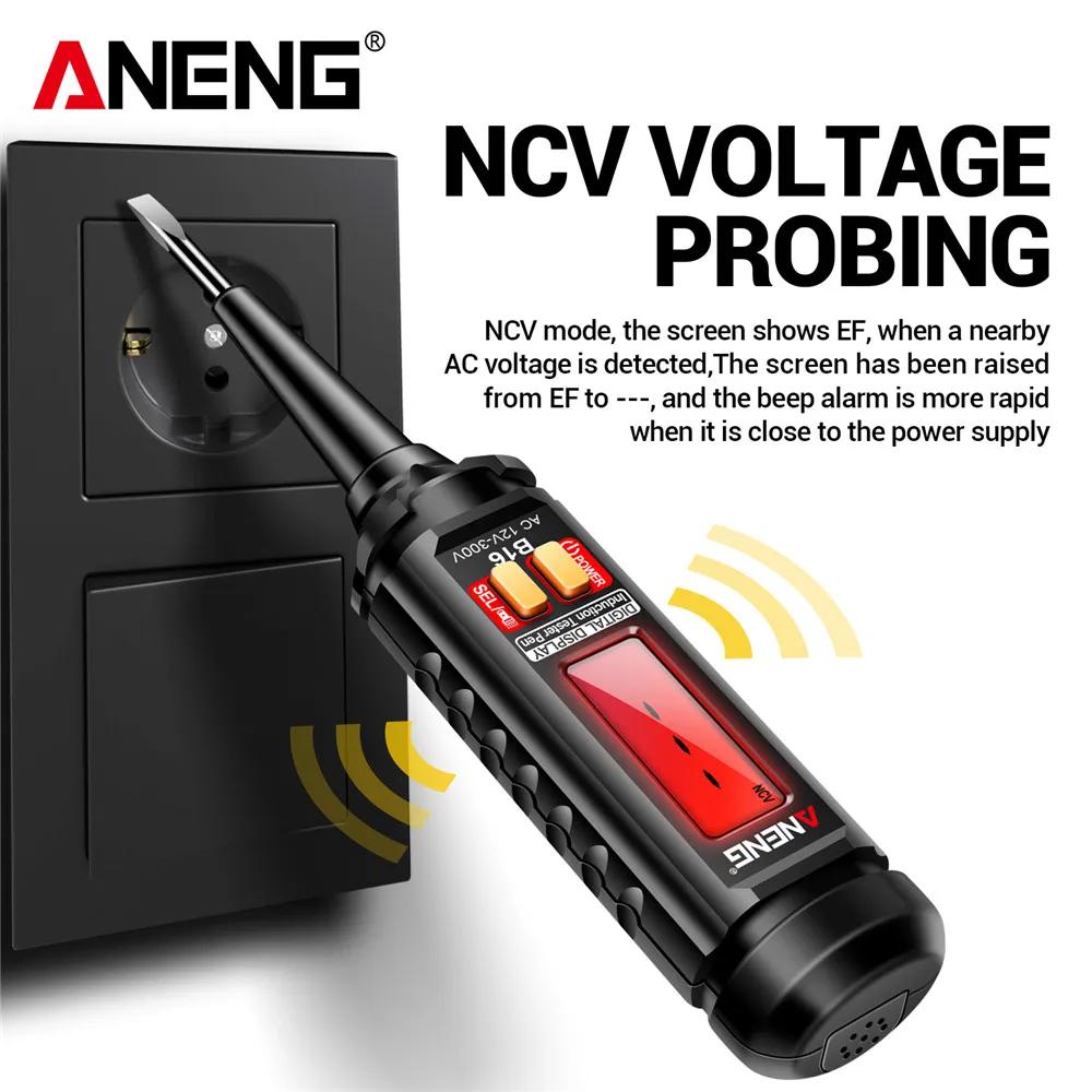Aneng ST180 Токоизмерительные клещи Цифровой мультиметр Напряжение DC/AC 4000 отсчетов B16 Измеритель тока Амперметр Тестер Набор Автомобильный Ампер Герц Емкость NCV Омы Электрические инструменты
