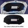 1 партия со складыванием для доставки для 2006-2022 Volkswagen VW JETTA MK5 MK6 MK7 Автомобильный капот Хлопок теплоизоляции двигателя Звукоизоляционное покрытие Коврик