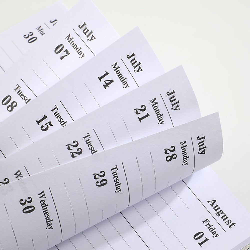 Планировщик A6 2025 Блокнот с календарем Ежедневный еженедельный ежемесячный планировщик 2025 Повестка дня Книга Школьный офис