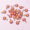 Маленький Цветок 20 шт. 10x7 мм Шармы Подвески Эмаль Нержавеющая Сталь DIY Аксессуары для Изготовления Украшений