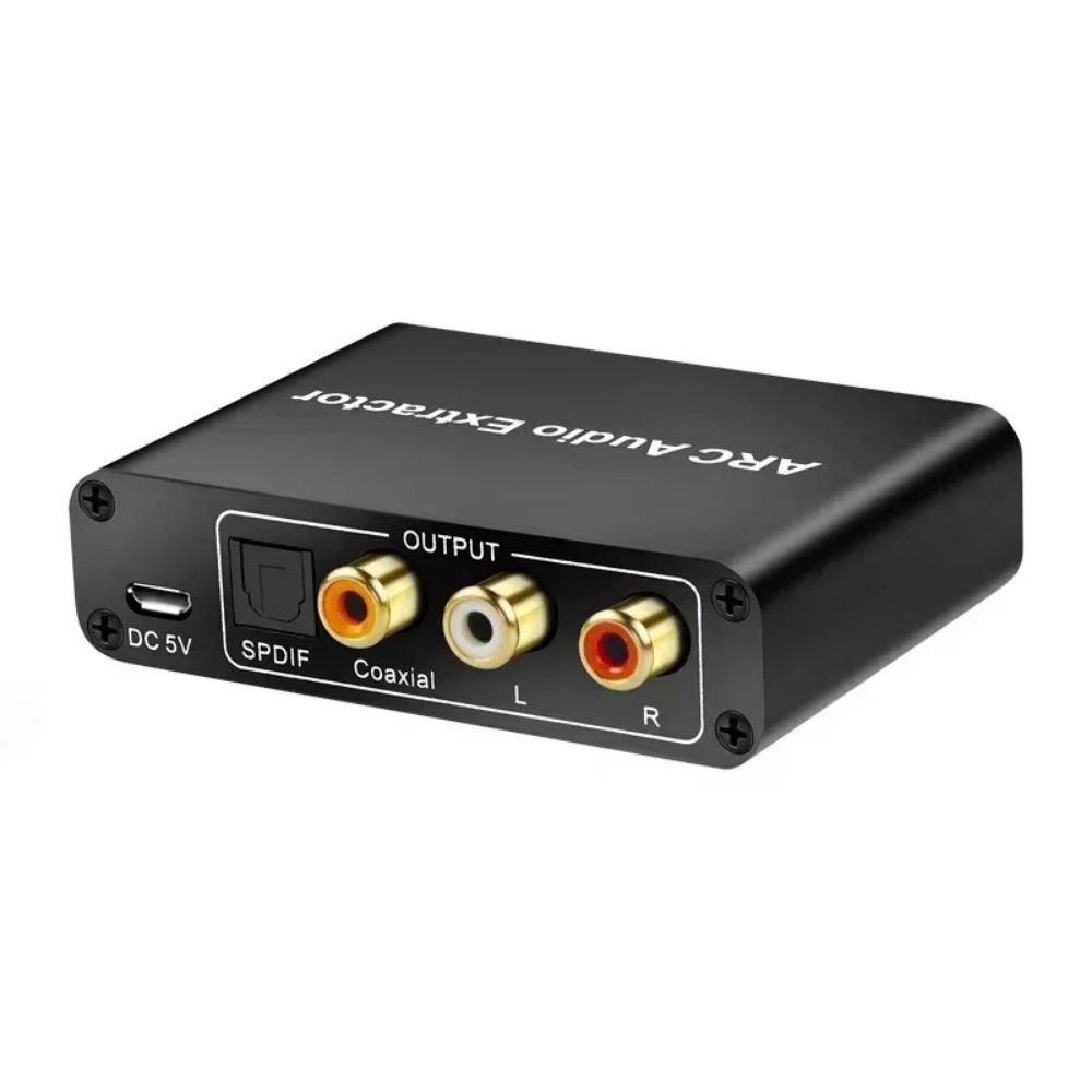 3.5mm Jack Output ARC Audio Adapter Digital To Analog Audio Converter For TV Monitor