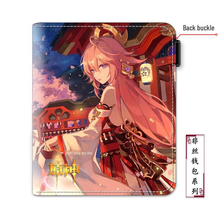 Кошелек с аниме-игрой Genshin Impact — высококачественный периферийный продукт