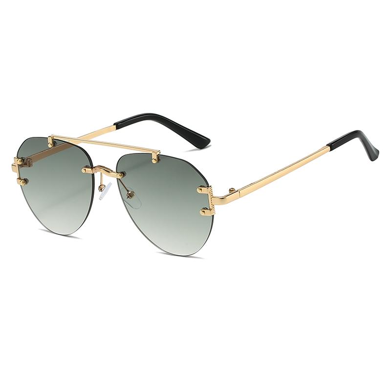 Солнцезащитные очки-авиаторы Мужские Женские Дизайнерские Солнцезащитные очки Винтажная Мода Градиентные Очки Мужские Водительские Солнцезащитные очки Для улицы UV400