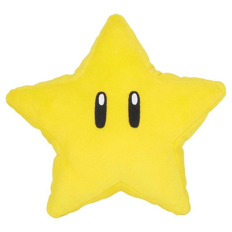 Sanei Boeki Super Mario ALL STAR COLLECTION Супер Звезда (S) Ш19 x Г7 x В18 см Плюшевая игрушка AC63