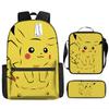 Школьный сезон Студент Школьная сумка Покемон Рюкзак Pokémon Мультяшная сумка Пенал