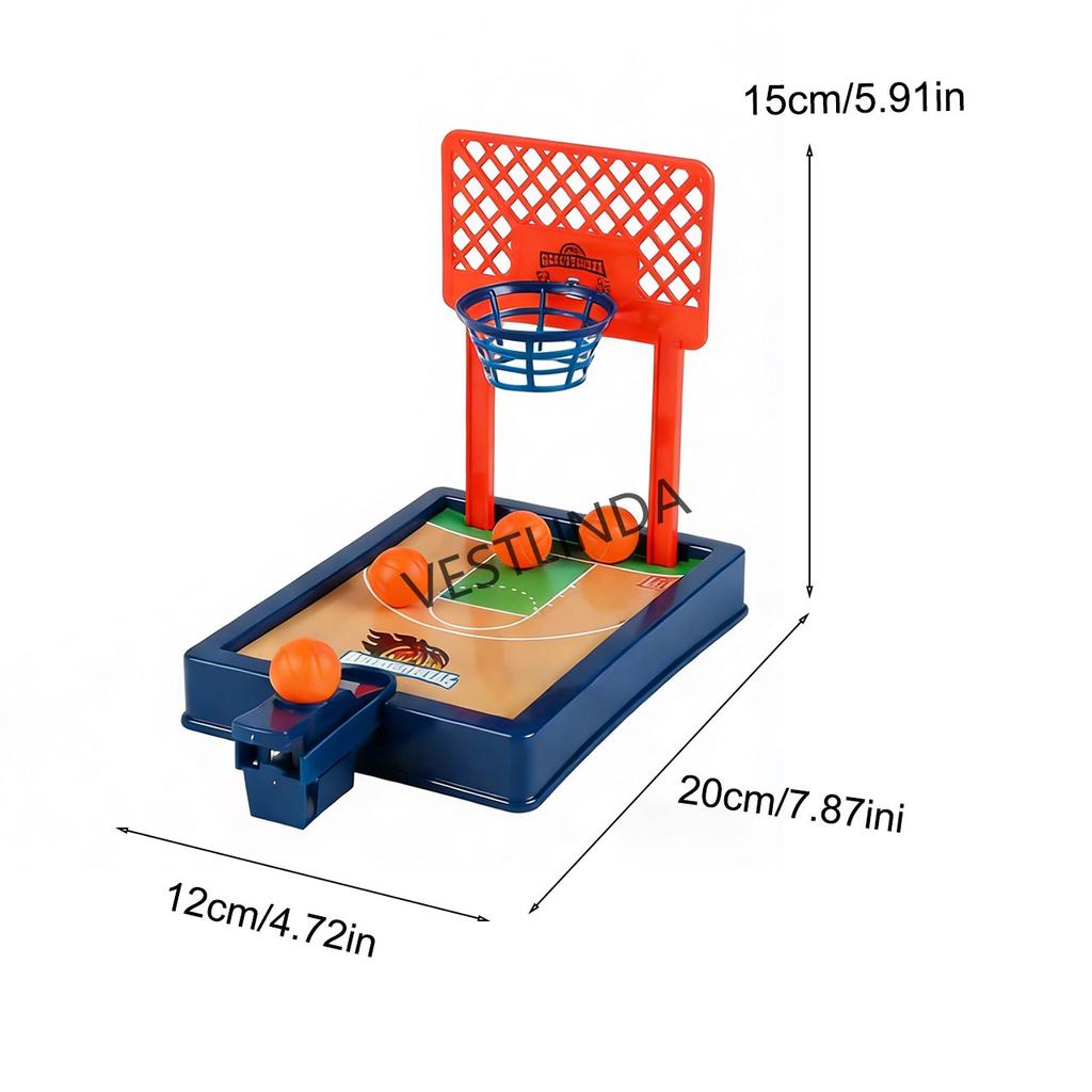 Mini Desktop Board Game Basketball Hoop Finger Shooting Machine Party Table Interactive Sport 2 Players Games Ball Toys For Fans