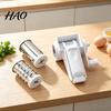 Kitchen Vegetable Cutter Manual Cheese Grater, 3 in 1 Rotary Slicer Shredder for Safe Hand Crank Grater Parmesan, Tool Easy Food Preparation Salad