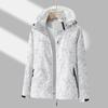 Jackets for Women Autumn Winter Plus Size Casual Waterproof Thin Lightweight Hooded Coat Zip Windbreaker