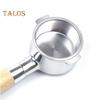 51MM Stainless Steel Bottomless Portafilter Coffee Handle with Smooth Surface Food Grade Easy To Clean Universal Compatibility Espresso Portafilter