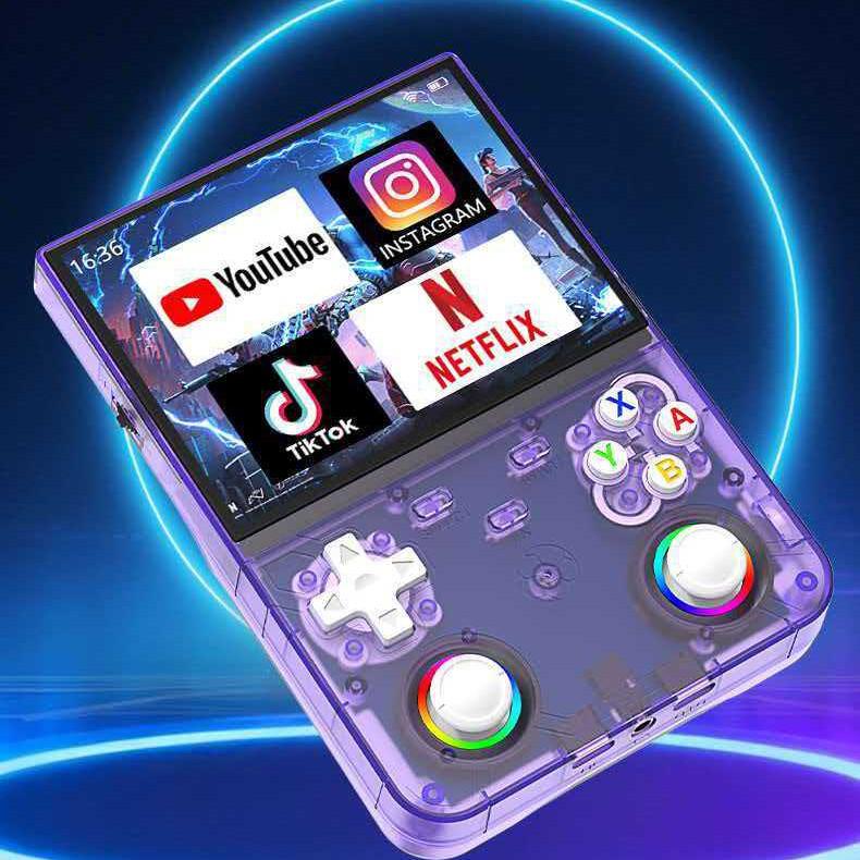 R36 UltraX Open-Source 4,5-дюймовая портативная игровая консоль с онлайн-игрой и вибрацией