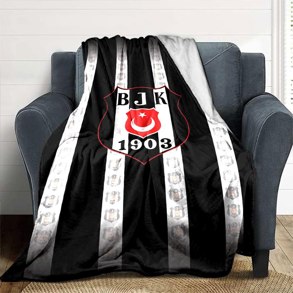 Beşiktaş Print Flannel Blanket High Quality Warm Comfortable Cover for All Seasons Perfect for Gifts Home Decor