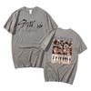 Stray Kids Singer Group Around Harajuku Print Fashion Men And Women T-Shirt Top Short Sleeve