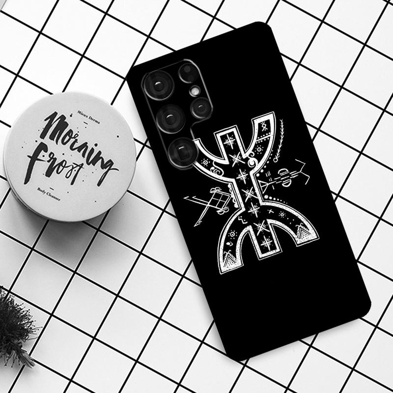 Амазигский Символ Берберская Академия Чехол Для Samsung Galaxy S23 S21 Ultra S22 S20 FE S8 S9 S10 Note 10 Plus Note 20 Ultra Обложка