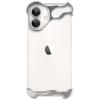 Ультратонкий безлинзовый защитный чехол для iPhone 16 Серебристый