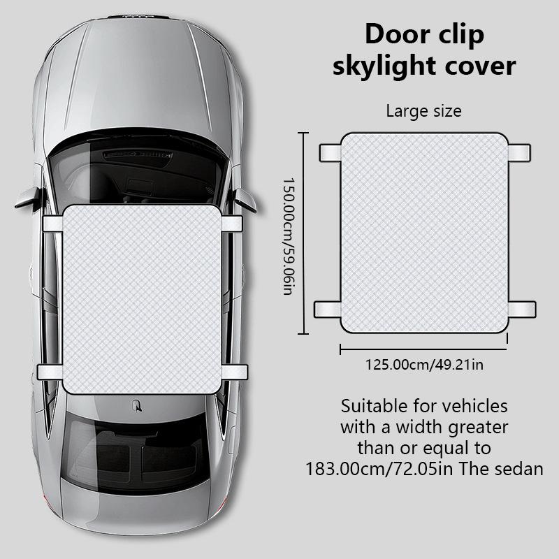 SEAMETAL Car Sunroof Shade Cover Sunscreen Waterproof Ice Snow Protection Sun Protection Car Roof Cover For Sedans SUVs Goods