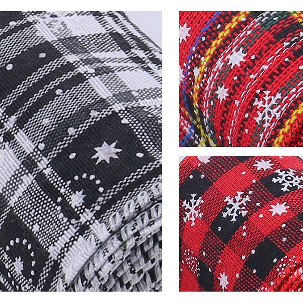 Large Colorful Ribbons Gift Wrapping Handmade Merry Christmas Decoration Xmas Tree Wrapping
