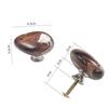 Random Color Drawer Knobs Agate Stone Cabinet Pulls Durable Door Handle